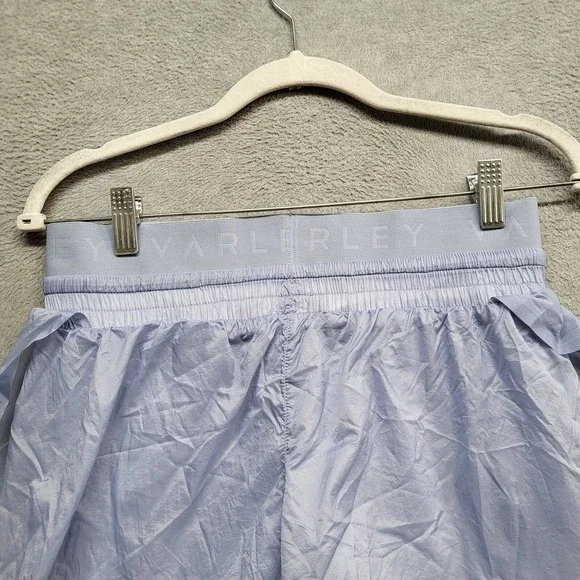 Varley Women Activewear Shorts Small Blue Kallin Woven Running - Picture 9 of 10